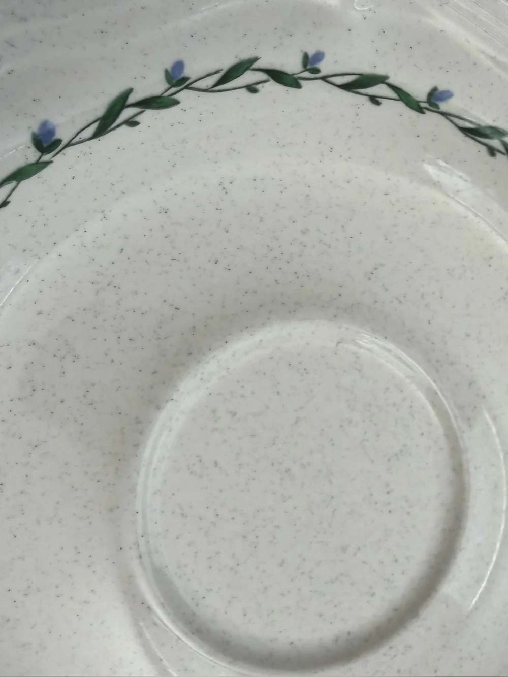 Set of 2 MIKASA Floral Stoneware Saucer Plate Flower Box F9018